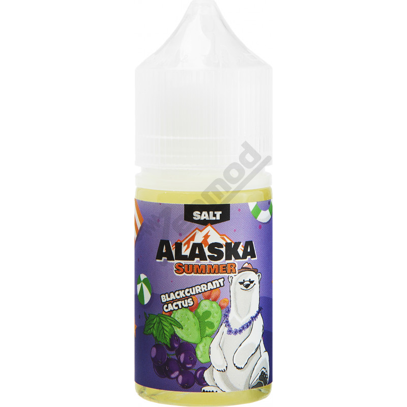 Фото и внешний вид — ALASKA Summer SALT - Blackcurrant Cactus 30мл
