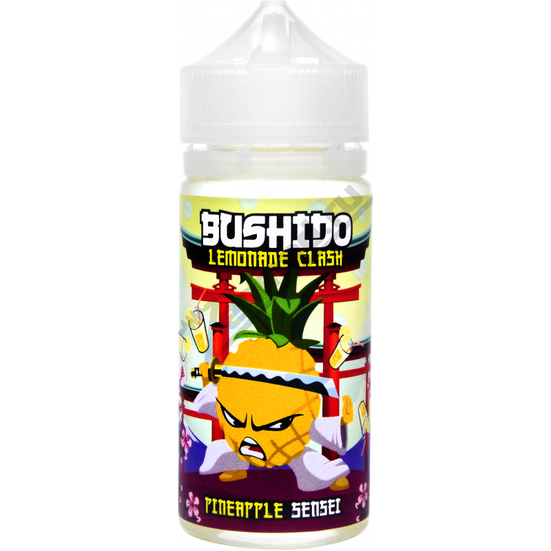 Фото и внешний вид — BUSHIDO Lemonade Clash - Pineapple Sensei 100мл