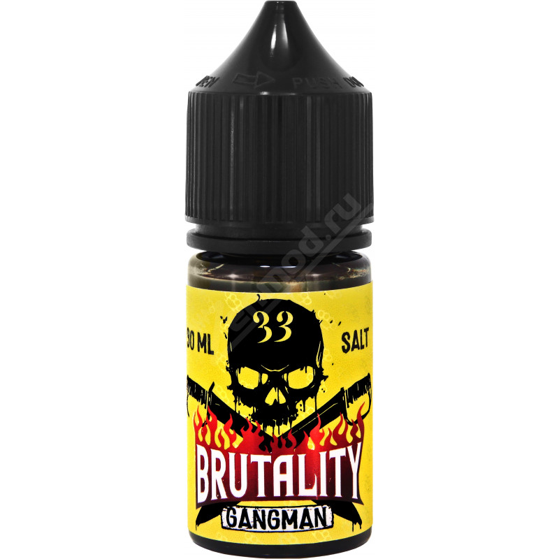 Фото и внешний вид — BRUTALITY SALT - Gangman 30мл