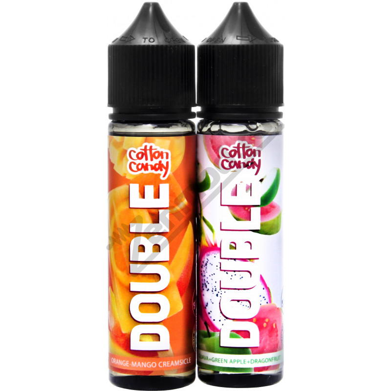 Фото и внешний вид — CC DOUBLE - Orange-Mango Creamsicle + Guava, Green Apple, Dragonfruit 2x60мл