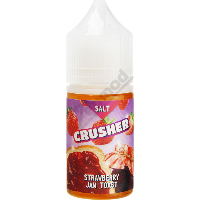 Фото и внешний вид — Crusher SALT - Strawberry Jam Toast 30мл