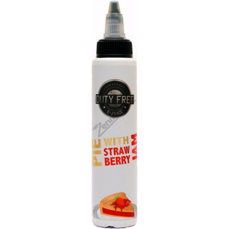 Фото и внешний вид — DUTY FREE WHITE - Pie with Strawberry Jam 70мл