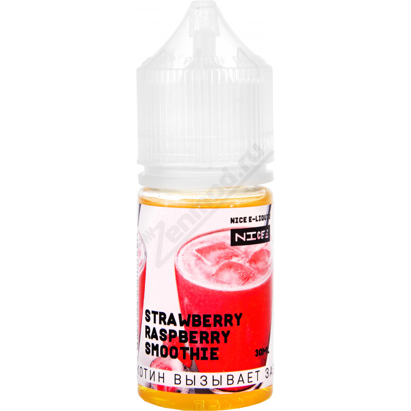 Фото и внешний вид — NICE SALT - Strawberry Raspberry Smoothie 30мл