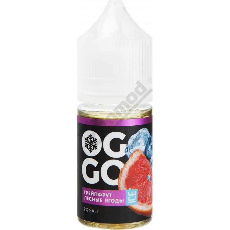 Фото и внешний вид — OGGO FRUITS DOUBLE ICE SALT - Грейпфрут Лесные ягоды 30мл