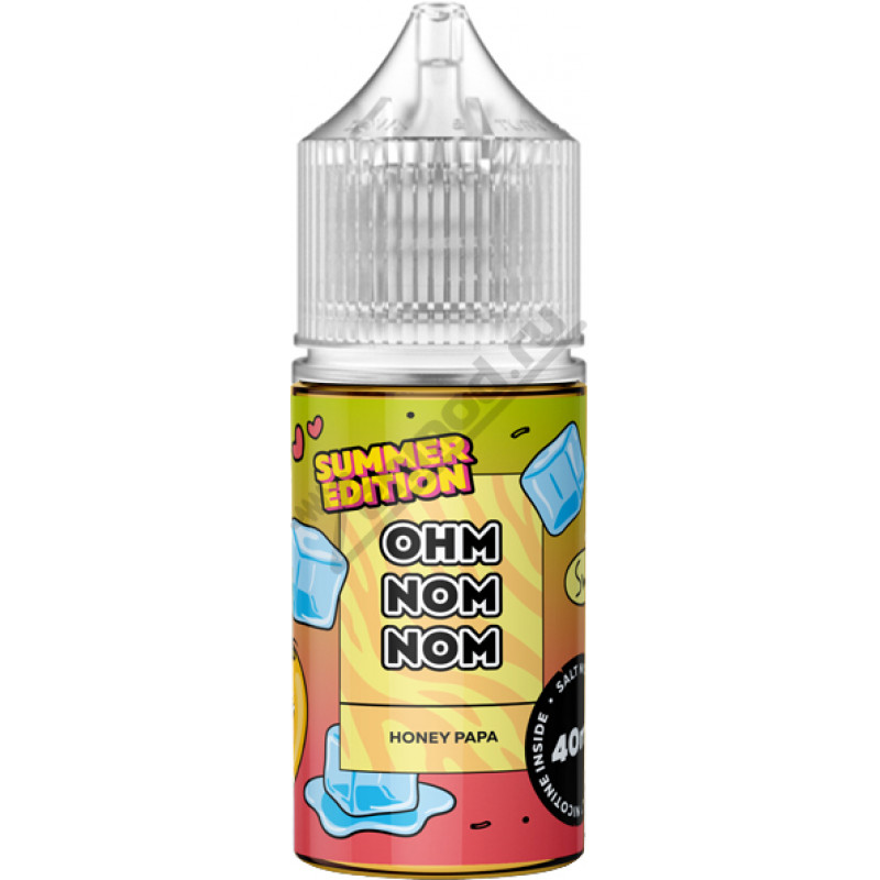 Фото и внешний вид — OHM NOM NOM SUMMER SALT - Honey Papa 30мл