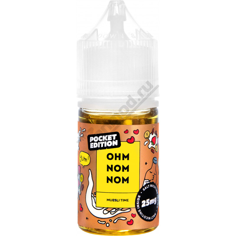 Фото и внешний вид — OHM NOM NOM SALT - MUESLI TIME 30мл