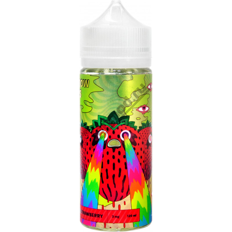 Фото и внешний вид — Rainbow Fruits - Nuclear Strawberry 120мл