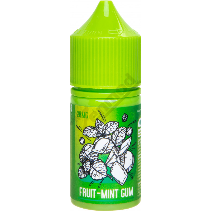 Фото и внешний вид — RELL Green SALT - Fruit-Mint Gum 30мл