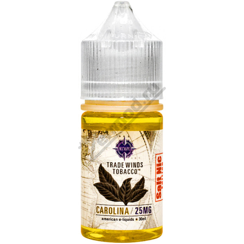 Фото и внешний вид — Tradewinds Tobacco SALT - Carolina 30мл