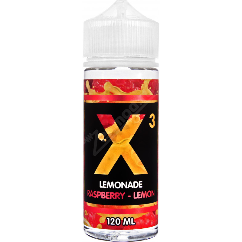 Фото и внешний вид — X-3 Lemonade - Raspberry-Lemon 120мл