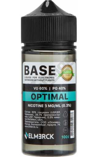 Основа NICSELECT Optimal 100мл 3мг