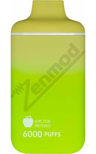 Chillax Plus 6000 - Кислое Яблоко