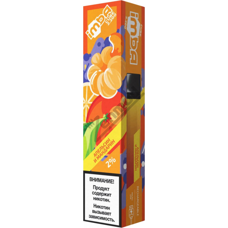 Фото и внешний вид — IMBA CUBE 2200 - Апельсин и Мандарин