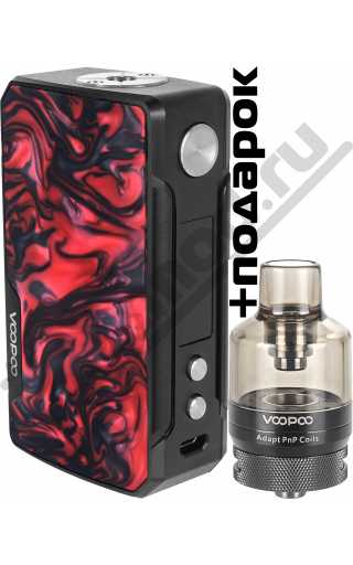 VooPoo DRAG 2 + PnP KIT Refresh Edition Scarlet VooPoo DRAG 2 + PnP KIT Refresh Edition Scarlet