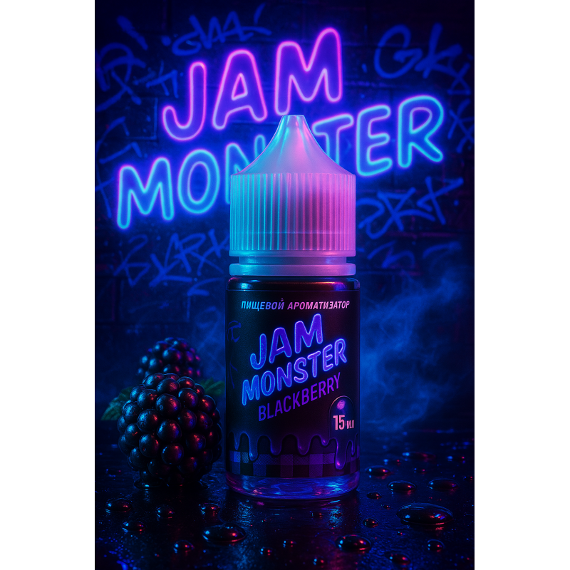 Фото и внешний вид — Jam Monster - Тост с Ежевичным Джемом 15мл