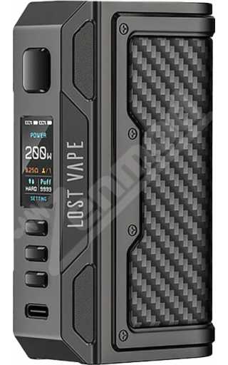 Lost Vape Thelema Quest 200W Mod Gunmetal Carbon Fiber